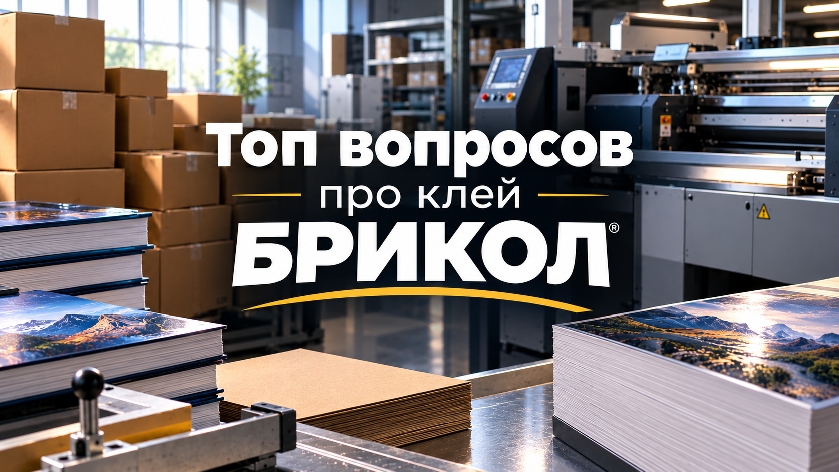 Топ вопросов про клей БРИКОЛ — Printech 2026